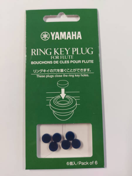 Bouchon pour clés de flûte en silicone bleu sachet de 6 pces (BACFLRKPLUG)